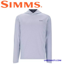 Худи Simms BugStopper Hoody Steel Blue Heather размер 2XL